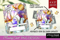Thank You Money Card PNG - Stained Glass Money Card Holder Product Image 1