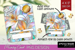 Happy Birthday Money Card PNG - Stained Glass Money Card Product Image 1