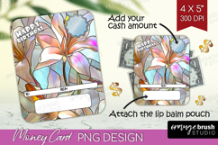 Happy Birthday Money Card PNG - Stained Glass Money Card Product Image 1