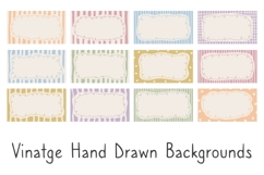 Vinatge Hand Drawn Backgrounds Product Image 1