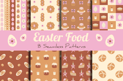 Easter Food Seamless Patterns &amp; Digital Papers Product Image 1