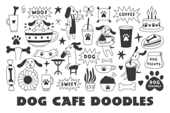 Dog Cafe Doodles PNG Clipart Product Image 1