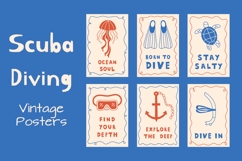 Scuba Diving Vintage Posters Product Image 1