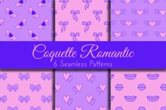 Coquette Romantic Seamless Patterns JPG EPS Product Image 1