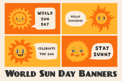 World Sun Day Banners Set Product Image 1