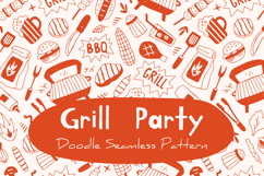 Grill Party Seamless Pattern &amp; Digital Paper Product Image 1