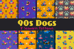 90s Dog Seamless Patterns &amp; Digital Papers Product Image 1