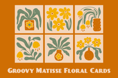 Groovy Matisse Floral Cards &amp; Posters Product Image 1