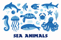 Sea Animals PNG Clipart Product Image 1