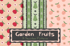 Garden Fruits Seamless Patterns &amp; Digital Papers Product Image 1