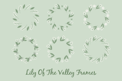 Lily Of The Valley Floral Frames PNG Clipart Product Image 1