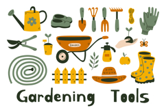 Gardening Tools PNG Clipart Product Image 1