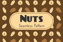 Nuts Seamless Pattern &amp; Digital Paper PNG Product Image 1