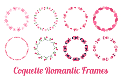 Coquette Romantic Frames PNG Clipart Product Image 1