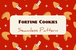 Fortune Cookies Seamless Pattern &amp; Digital Paper Product Image 1