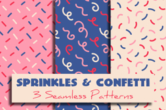 Sprinkles &amp; Confetti Seamless Patterns Digital Papers Product Image 1