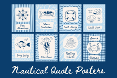 Nautical Minimal Quote Poster Set Product Image 1