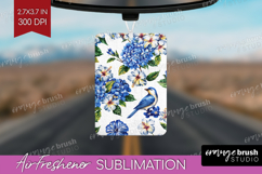 Summer Flowers Air Freshener PNG - Floral PNG Sublimation Product Image 1