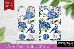 Summer Flowers Phone Case PNG - Floral Case PNG Sublimation Product Image 1