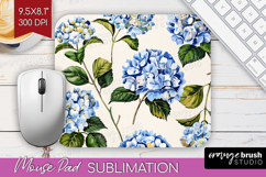 Summer Flowers Mouse Pad Sublimation - Floral Mousepad PNG Product Image 1