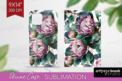 3D Flowers Phone Case PNG - Summer Case PNG Sublimation Product Image 1