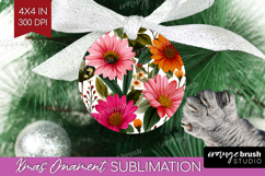 3D Flowers Ornament PNG - Summer PNG Sublimation Product Image 1