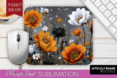 3D Flowers Mouse Pad Sublimation - Summer Mousepad PNG Product Image 1