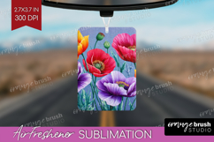 3D Flowers Air Freshener PNG - Summer PNG Sublimation Product Image 1