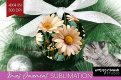 3D Flowers Ornament PNG - Summer PNG Sublimation Product Image 1