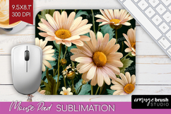 3D Flowers Mouse Pad Sublimation - Summer Mousepad PNG Product Image 1