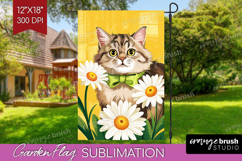Summer Garden Flag Sublimation - Sping Welcome Sign PNG Product Image 1