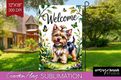 Summer Garden Flag Sublimation - Sping Welcome Sign PNG Product Image 1