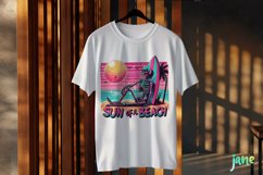Summer Skeleton Sublimation Clipart Product Image 2