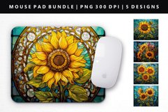 Sunflower Mouse Pad Design | Mouse Pad Sublimation PNG Product Image 1