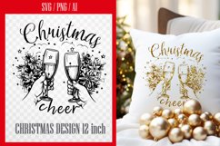 Christmas SVG Ornament| Sublimation PNG Product Image 1