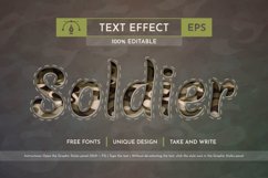 5 Soldier Editable Text Effects, Graphic Styles Product Image 3