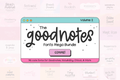 The Goodnotes Font Bundle Volume 2 Product Image 1