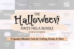 The Halloween Font Bundle Product Image 1