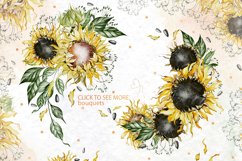 Watercolor Sunflowers Product Image 7