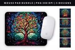Tree Mouse Pad Design | Mouse Pad Sublimation PNG Product Image 1