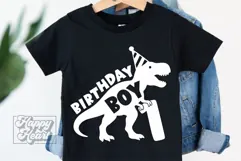 TRex 1st Birthday Boy SVG - One Dinosaur Birthday Shirt PNG Product Image 1