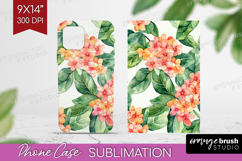 Tropical Flowers Phone Case PNG - Floral Case PNG Product Image 1