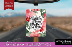 Family Quote Air Freshener PNG - Summer Flowers PNG Product Image 1