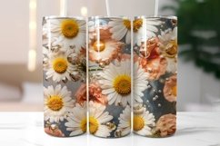 Elegant Floral Tumbler Wrap Bundle | Flowers In Epoxy Resin Product Image 5