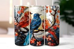 Stained Glass Christmas Skinny Tumbler Wrap Bundle Product Image 8