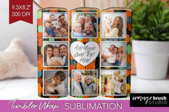 Halloween Photo Tumbler PNG - Brush Stroke Picture Tumbler Product Image 1