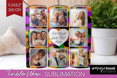 Halloween Photo Tumbler PNG - Brush Stroke Picture Tumbler Product Image 1