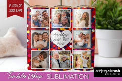 Glitter Photo Tumbler PNG - Sparkle Picture Tumbler Wrap Product Image 1