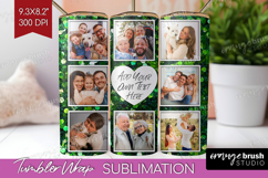 Glitter Photo Tumbler PNG - Sparkle Picture Tumbler Wrap Product Image 1