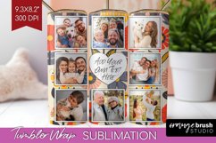 Groovy Photo Tumbler PNG - Flowers Picture Tumbler Wrap Product Image 1